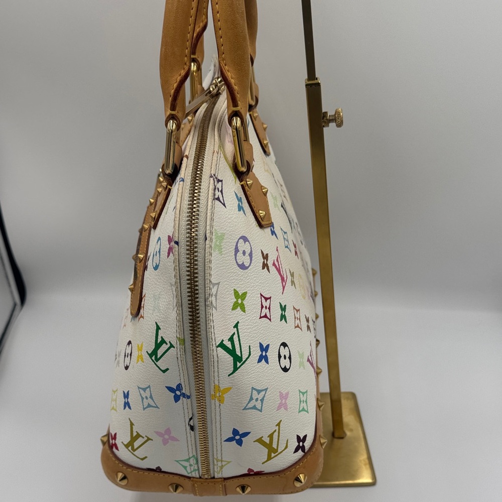 Louis Vuitton White Murakami Alma - Picture 7 of 12